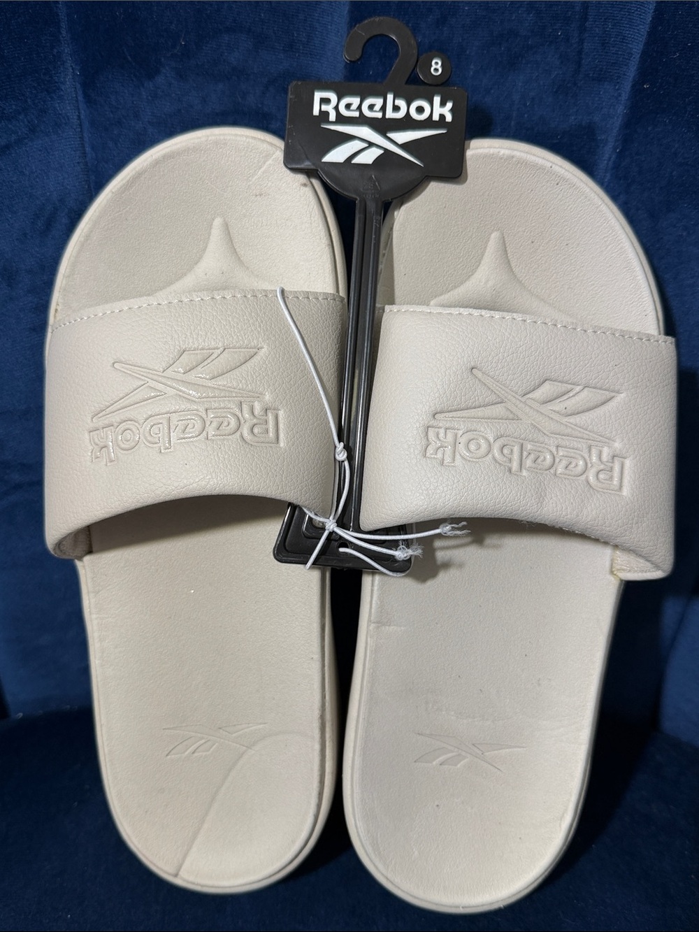 Reebok Women’s Cream Slide Sandals Size 8